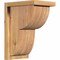 Ekena Millwork Crestline Smooth Corbel w/Backplate, Western Red Cedar, 7 1/2"W x 10"D x 14"H COR08X10X14CRE01SWR - alternate 1